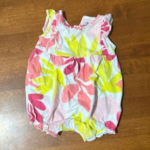 Floral Baby Romper